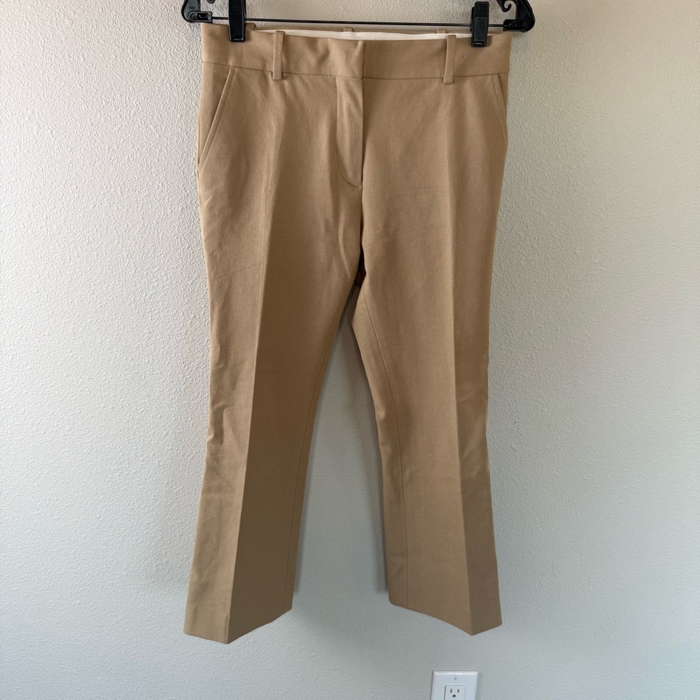 FRAME Le Crop Mini Bootcut Trouser Pant Dark Sand Business Casual Women’s Size 2 - Picture 3 of 13